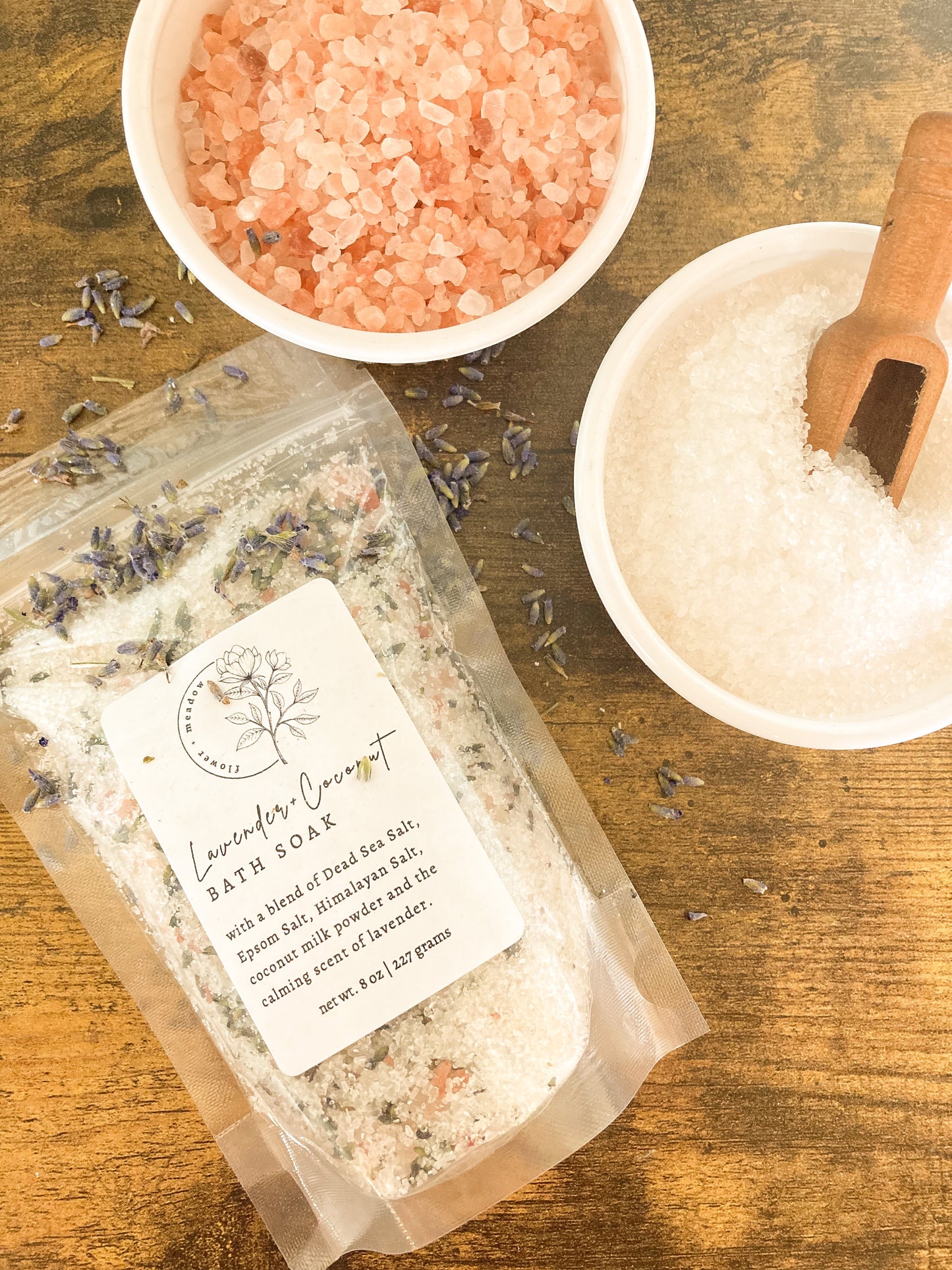 Soothing Lavender + Coconut Milk Bath Soak
