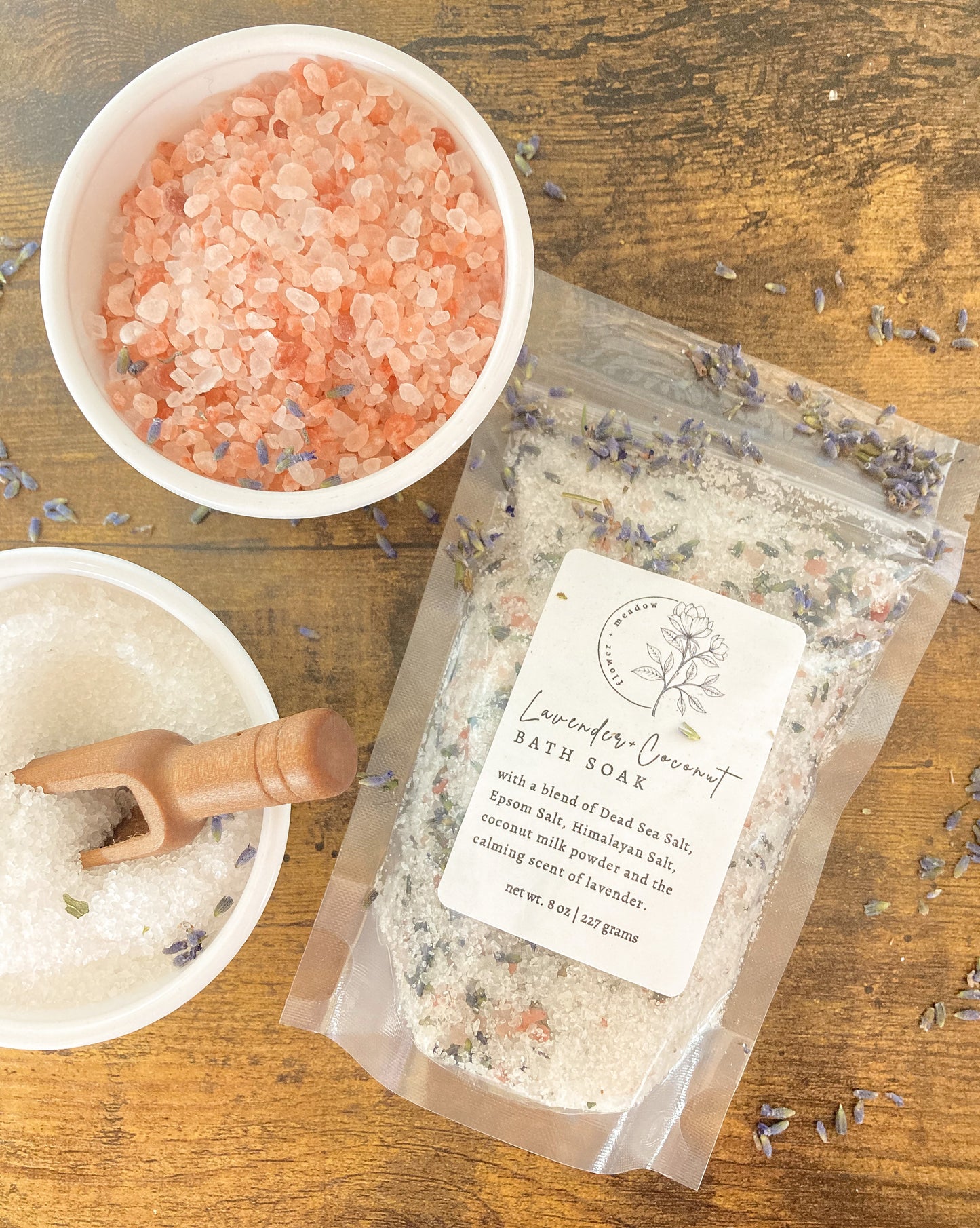 Soothing Lavender + Coconut Milk Bath Soak