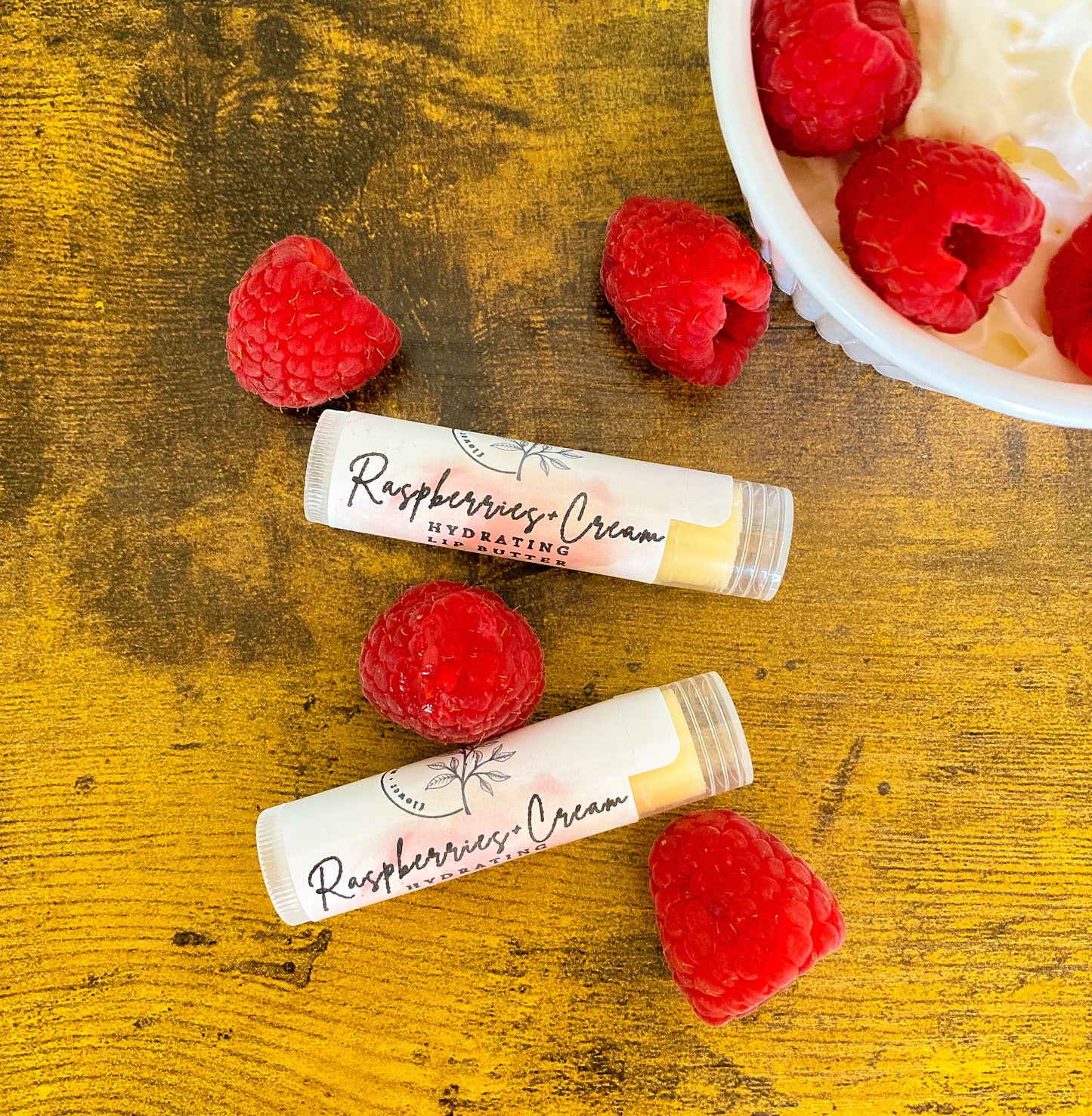 Raspberries and Cream Lip Butter