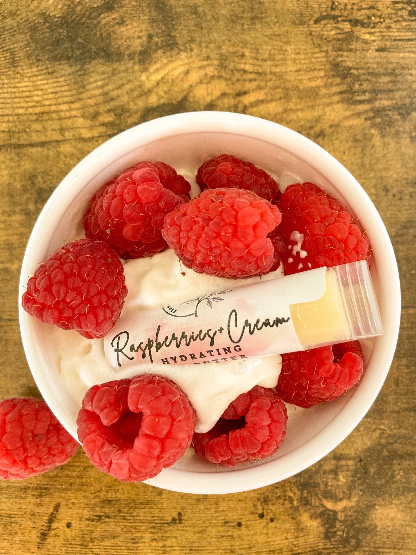 Raspberries and Cream Lip Butter