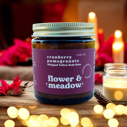 Cranberry Pomegranate Whipped Tallow Body Balm