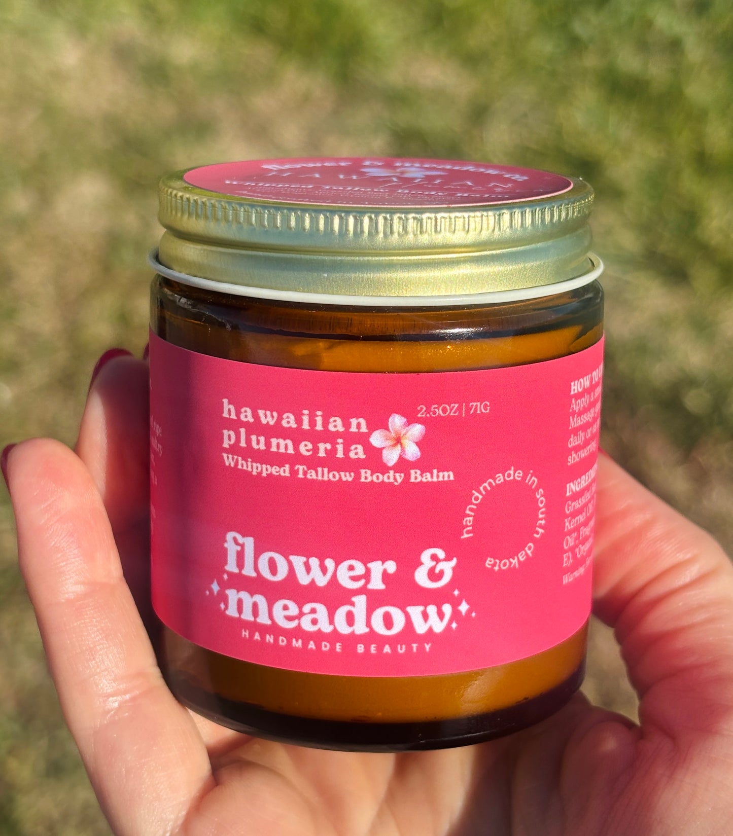 Hawaiian Plumeria Whipped Tallow Body Balm