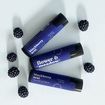 BlackBerry Açaí Tallow Lip Balm