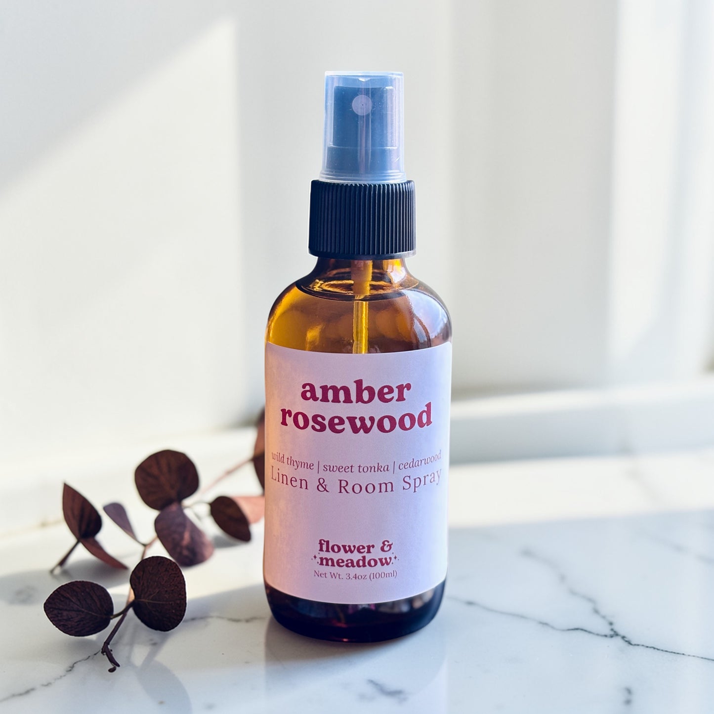 Amber Rosewood Room & Linen Spray
