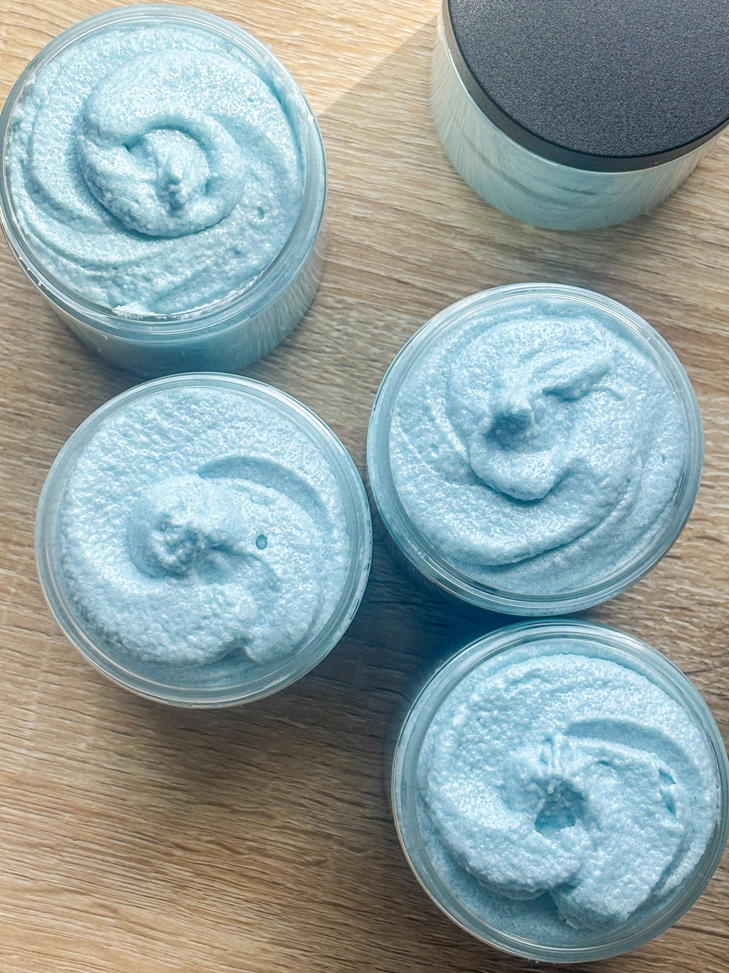 Natural Lavender Eucalyptus Sugar Scrub with Tallow & Cambrian Blue Clay