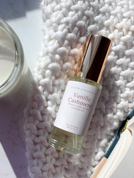 Vanilla Cashmere Warm Amber Perfume Roller and Spray