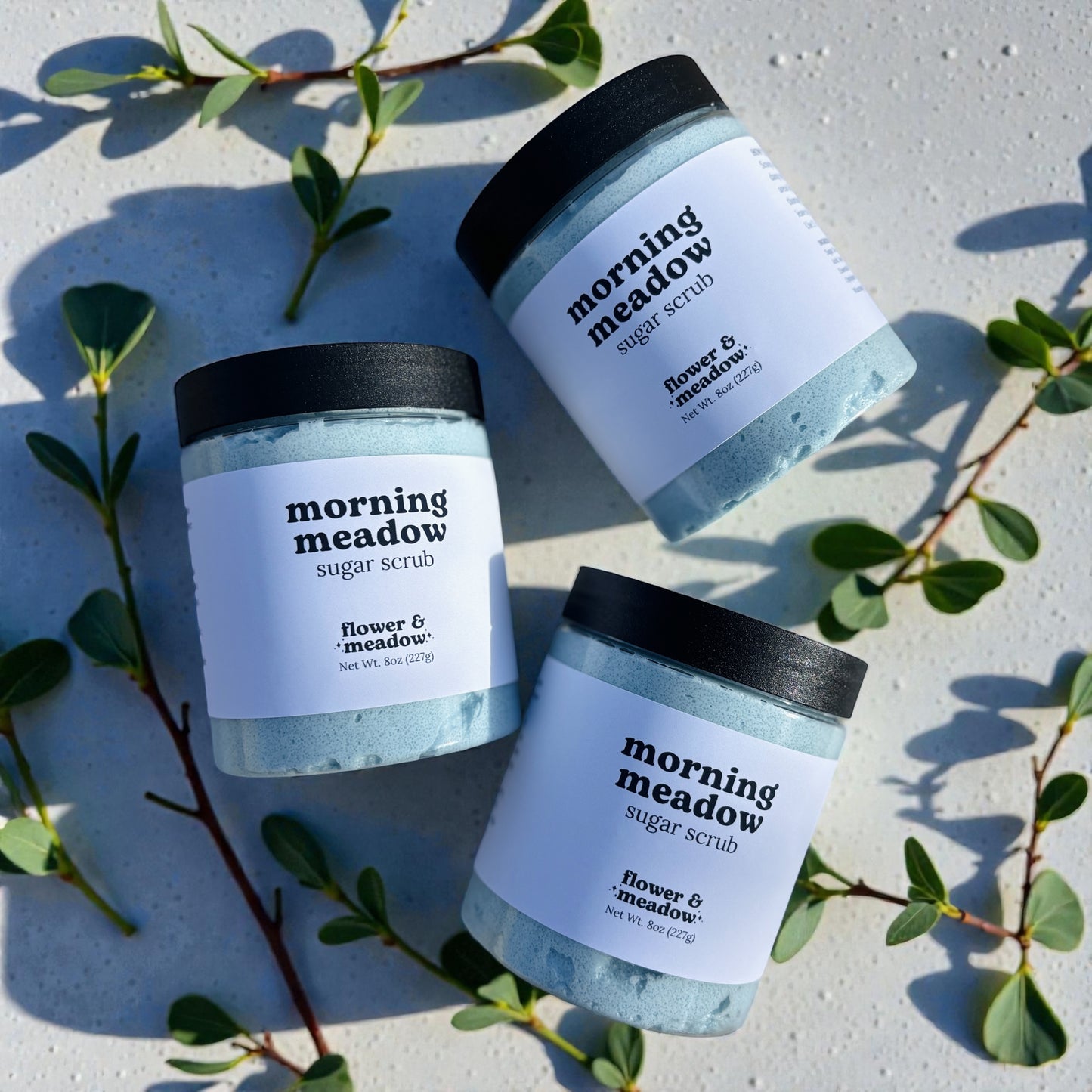 Lavender Eucalyptus Sugar Scrub with Tallow & Cambrian Blue Clay