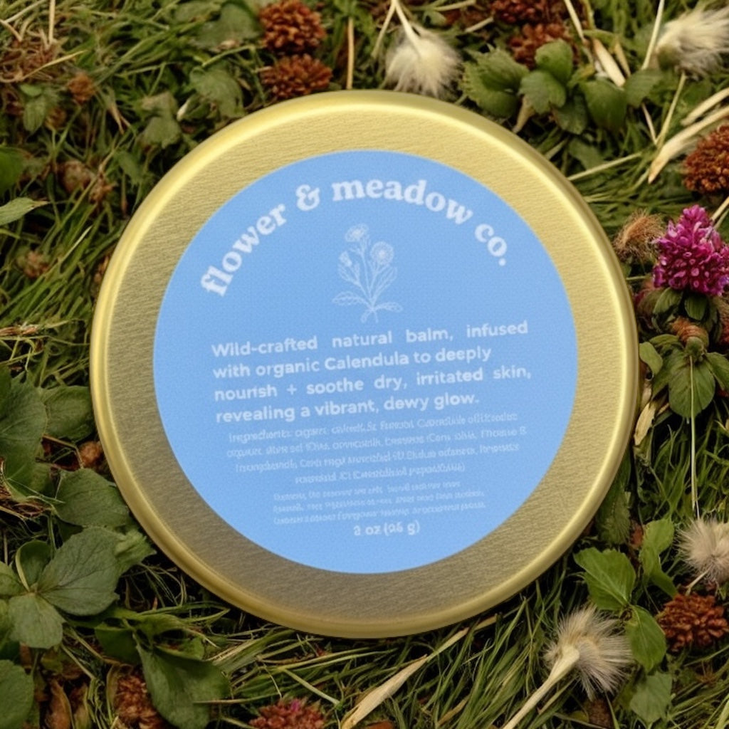Organic Calendula Rescue Balm made with Clary Sage