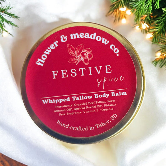 Festive Spice Whipped Tallow Body Balm