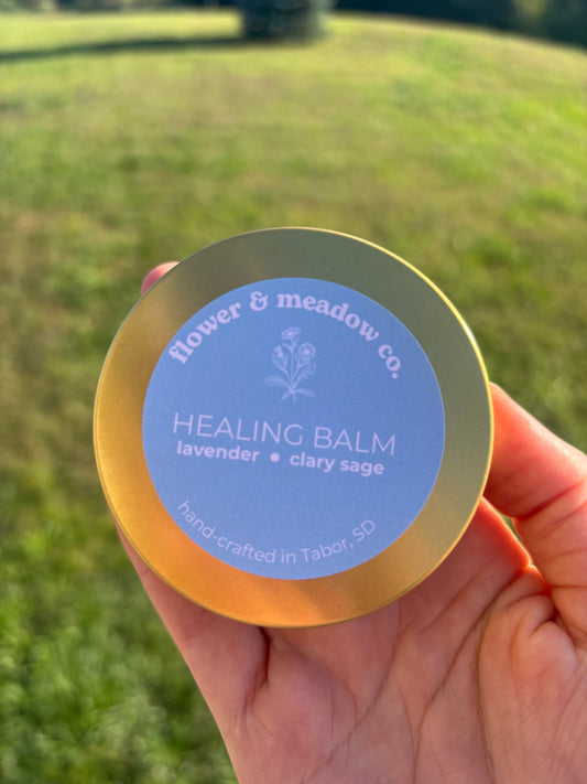 Organic Calendula Healing Balm made with Clary Sage