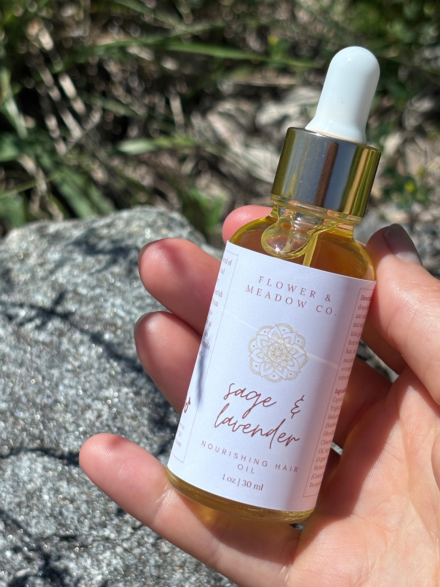 Nourishing Hair Oil Sage & Lavender