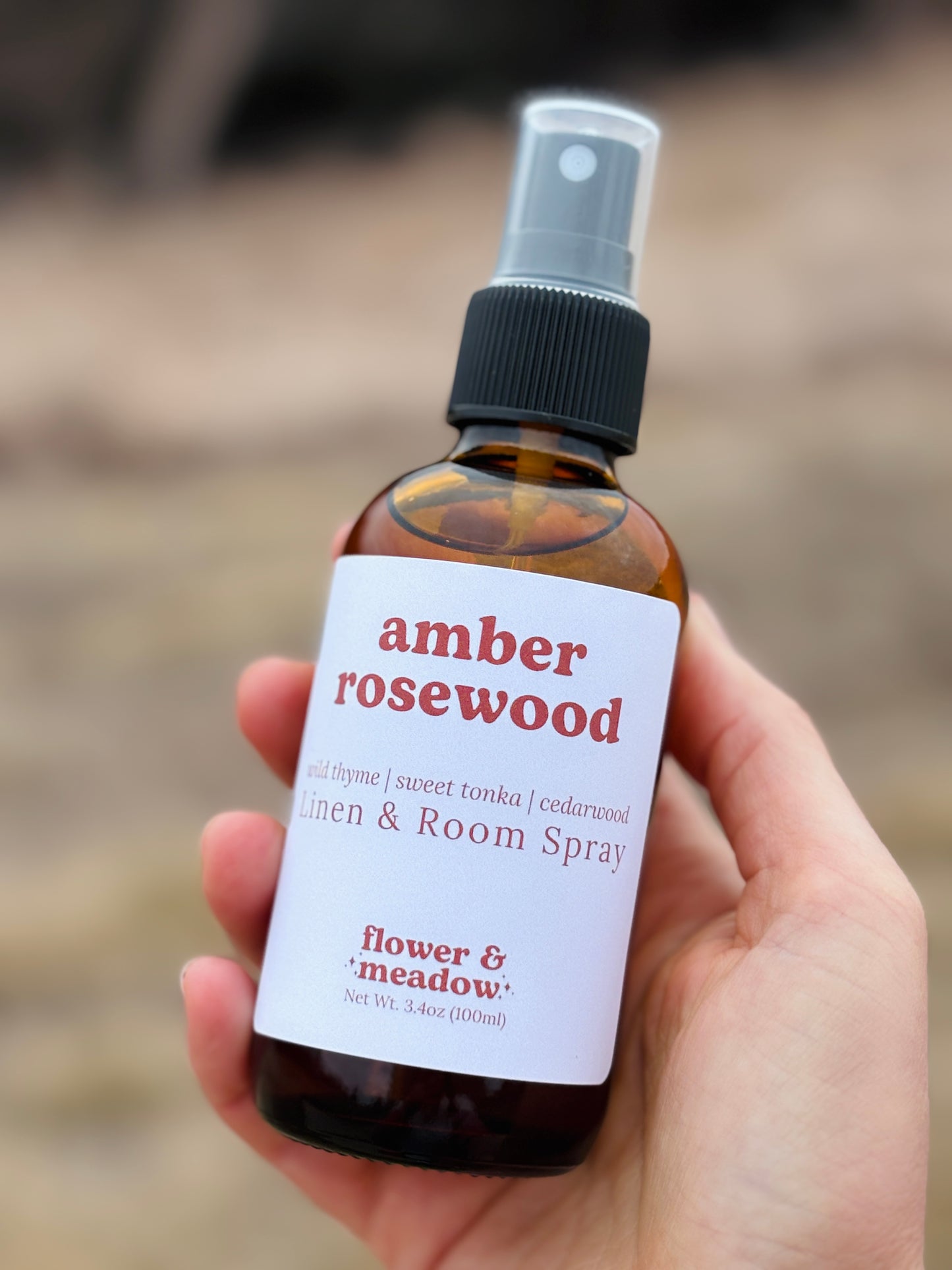 Amber Rosewood Room & Linen Spray