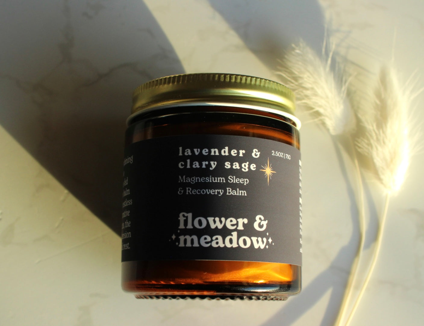 Lavender Magnesium Sleep Balm with Honey & Grassfed Tallow