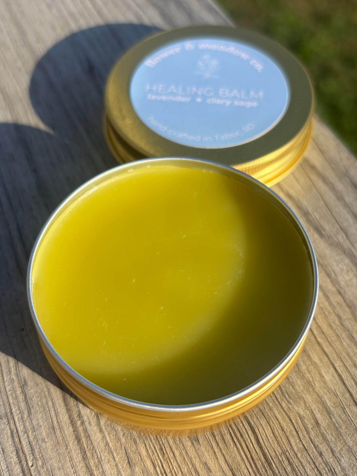 Organic Calendula Healing Balm made with Clary Sage