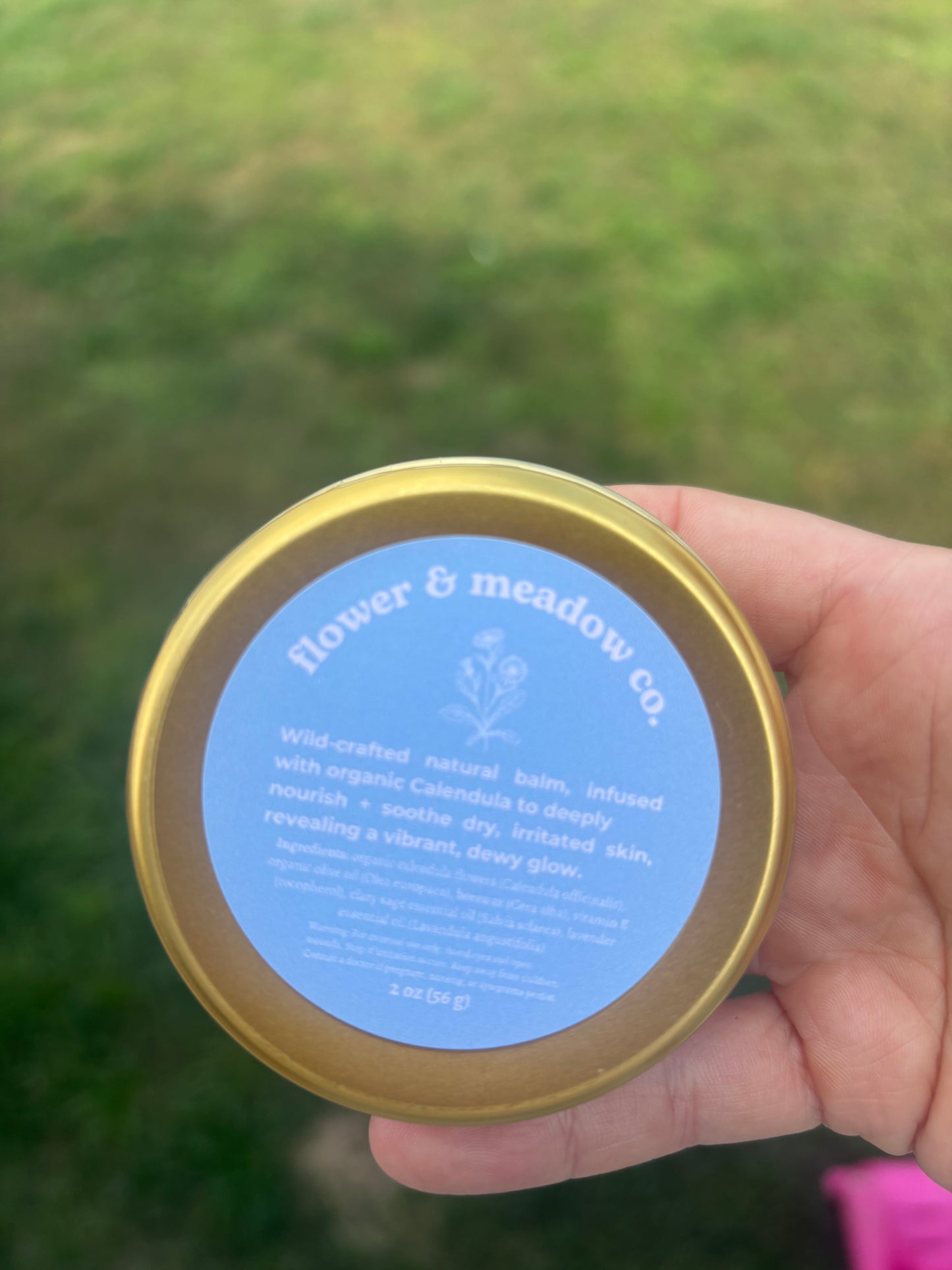 Organic Calendula Healing Balm made with Clary Sage