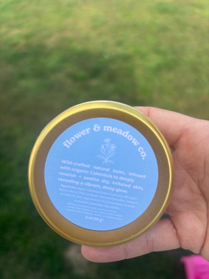 Organic Calendula Rescue Balm made with Clary Sage