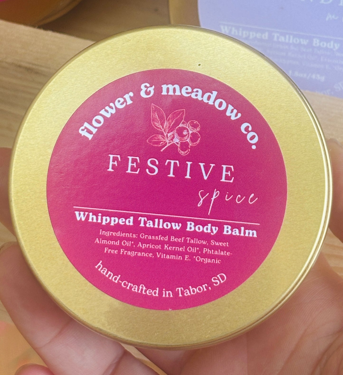 Festive Spice Whipped Tallow Body Balm