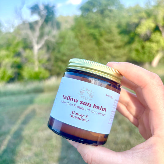 Tallow Sun Balm – Natural Mineral Balm with Zinc Oxide