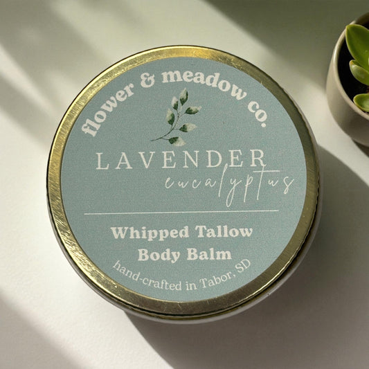 Lavender Eucalyptus Whipped Tallow Body Balm