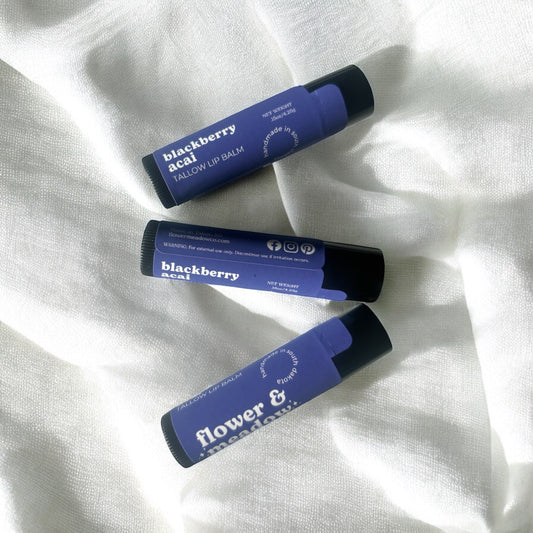 BlackBerry Açaí Tallow Lip Balm