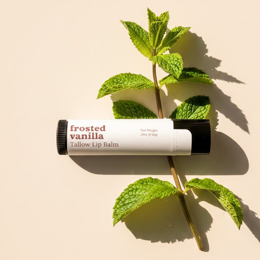 Vanilla Mint Tallow Lip Butter for Hydration