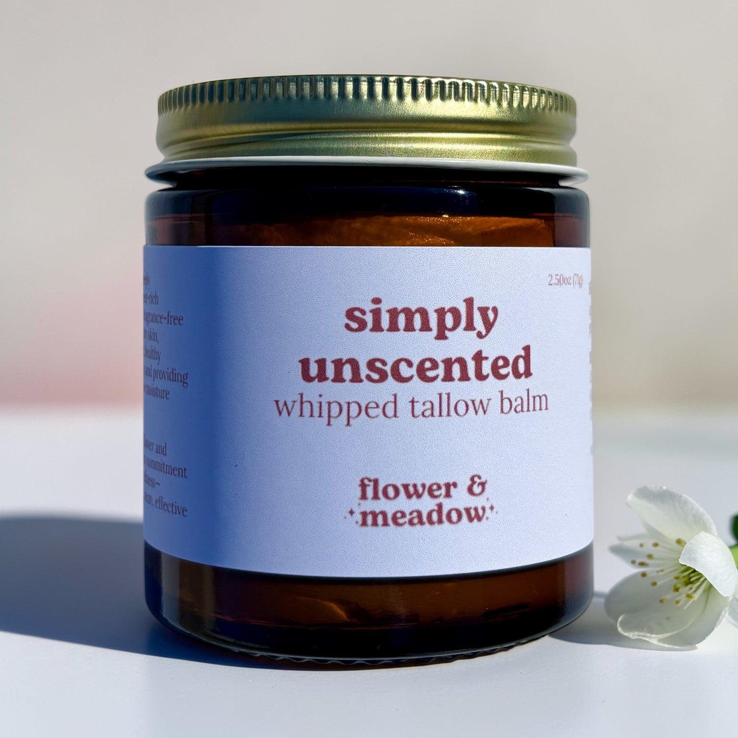 Simply Unscented Whipped Tallow Body Balm