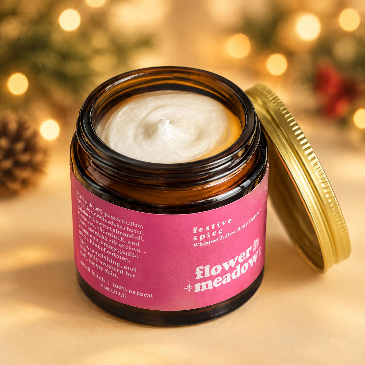 Festive Spice Whipped Tallow Body Balm