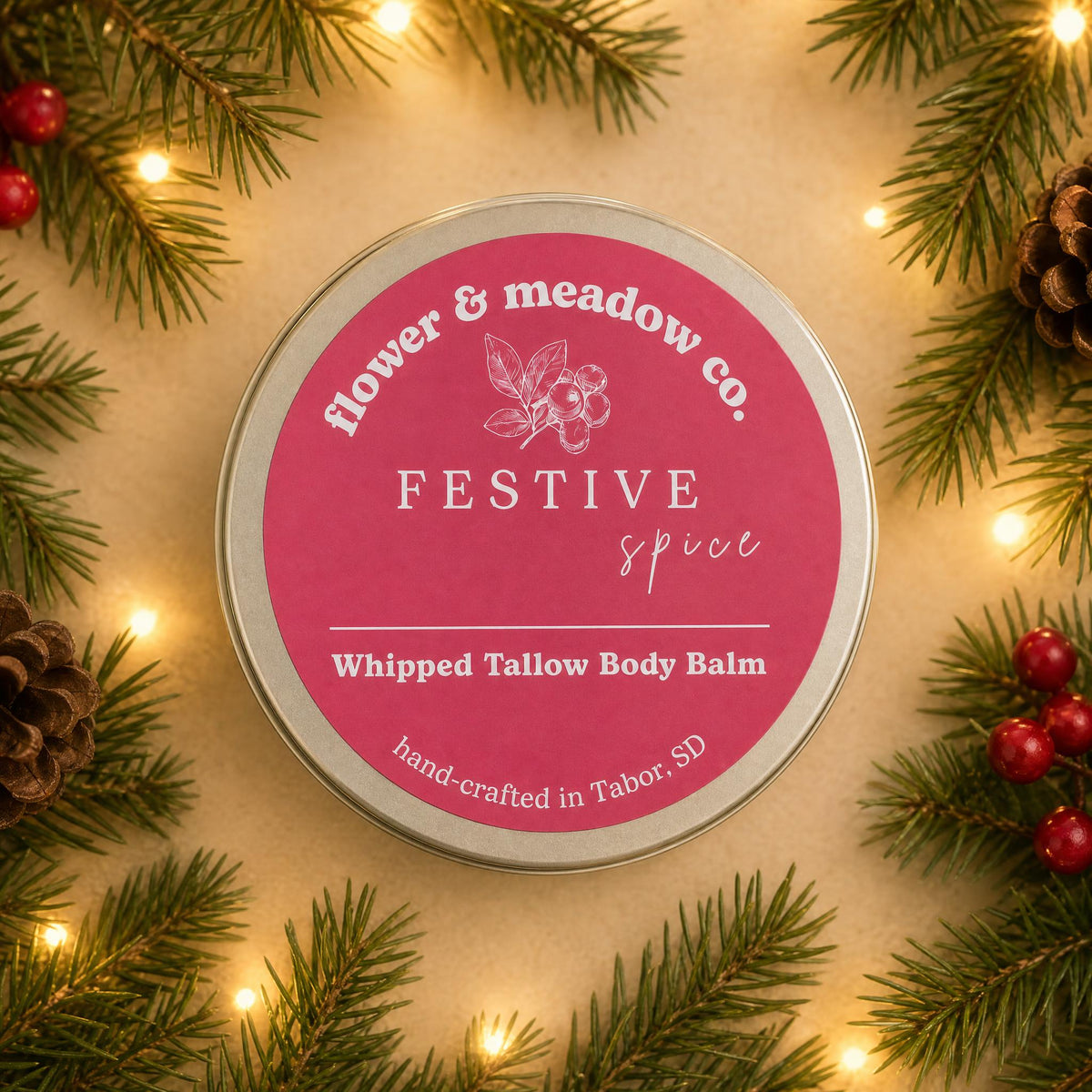 Festive Spice Whipped Tallow Body Balm