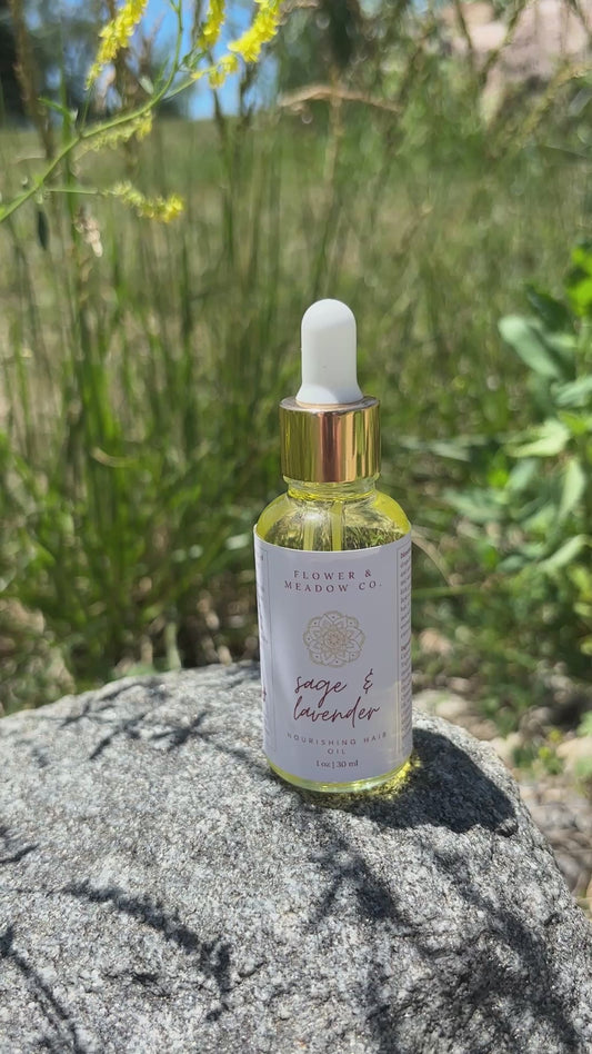 Nourishing Hair Oil Sage & Lavender